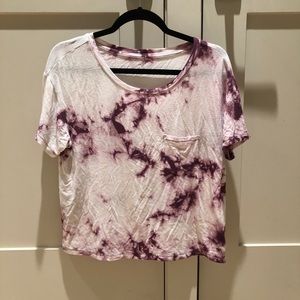 American Eagle tie die tee